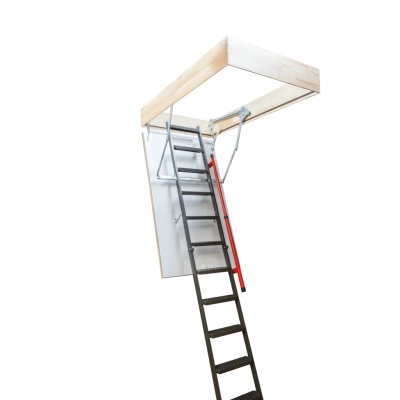 Schody strychowe FAKRO LMP 70x144 cm - wysokość do 366 cm